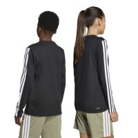 adidas TR-ES 3-Stripes langarm Shirt Kinder - black/white