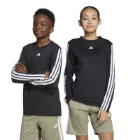 adidas TR-ES 3-Stripes langarm Shirt Kinder - black/white