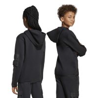 adidas Utility Pack Fleece Hoodie Kinder - black/black