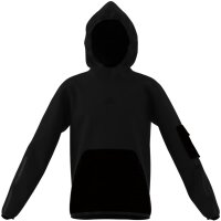 adidas Utility Pack Fleece Hoodie Kinder - black/black