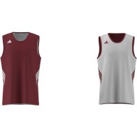 adidas Everyday Pro Bball Jerseys Trikot Herren - tmpwrd/white