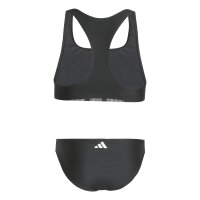 adidas Logo C-Back Set Bikini Kinder - black