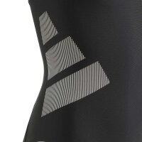 adidas Logo C-Back Badeanzug Kinder - black/white