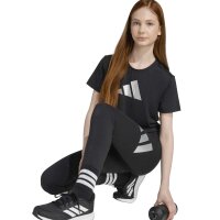 adidas Girl Everyday Glam Cotton Leggings Kinder - black/silvmt
