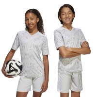 adidas Team Icon 25 Short Trikot Kinder - tmlggr/white