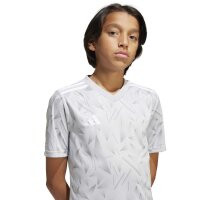 adidas Team Icon 25 Short Trikot Kinder - tmlggr/white