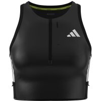 adidas Adizero Running Gel Pocket Crop Activewear Damen - black