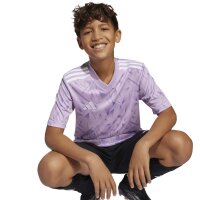 adidas Team Icon 25 Short Trikot Kinder - purglo/white