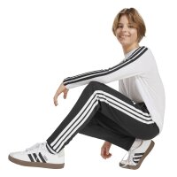adidas Unisex 3-Stripes lange Hose Kinder - black