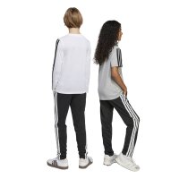 adidas Unisex 3-Stripes lange Hose Kinder - black