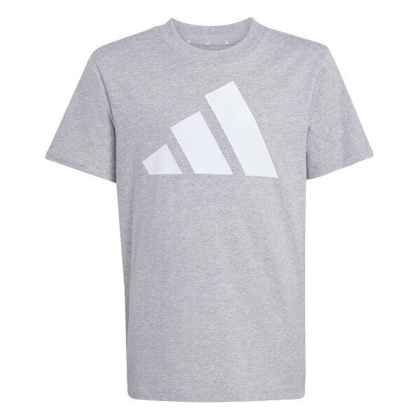 adidas Essentials T-Shirt Kinder - mgreyh/white