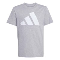 adidas Essentials T-Shirt Kinder - mgreyh/white