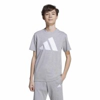 adidas Essentials T-Shirt Kinder - mgreyh/white