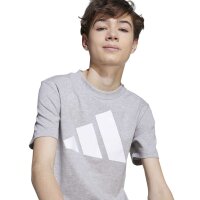 adidas Essentials T-Shirt Kinder - mgreyh/white