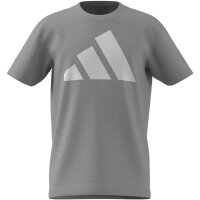 adidas Essentials T-Shirt Kinder - mgreyh/white