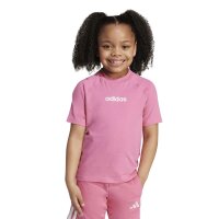 adidas Essentials T-Shirt Kinder - pnkfus/white
