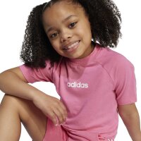 adidas Essentials T-Shirt Kinder - pnkfus/white
