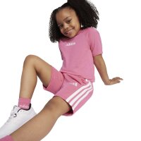 adidas Essentials T-Shirt Kinder - pnkfus/white