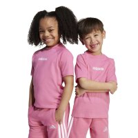 adidas Essentials T-Shirt Kinder - pnkfus/white