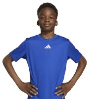 adidas Train Essentials 3-Stripes T-Shirt Set Kinder - royblu/white