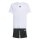 adidas Train Essentials 3-Stripes T-Shirt Set Kinder - white/black