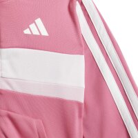 adidas Seasonal Essentials Tiberio 3 Stripes Tricot Trainingsanzug Baby - pnkfus/clpink/white