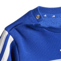 adidas Seasonal Essentials Tiberio 3 Stripes Fleece Crew Set Baby - royblu/globlu/dkblue/