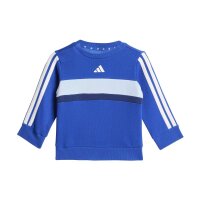 adidas Seasonal Essentials Tiberio 3 Stripes Fleece Crew Set Baby - royblu/globlu/dkblue/