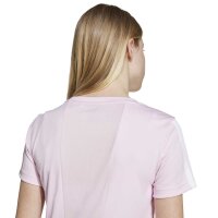 adidas Train Essentials 3-Stripes T-Shirt Kinder - clpink/white