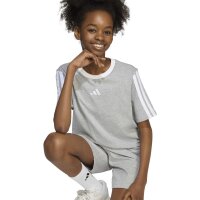 adidas Essentials T-Shirt Kinder - mgreyh/white