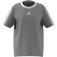 adidas Essentials T-Shirt Kinder - mgreyh/white