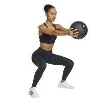 adidas Optimé Workout 3-Stripes Support Sport BH Damen - black/black