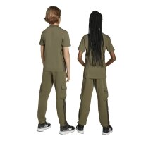 adidas Utility Pack Fleece Cargo lange Hose Kinder - olistr/black