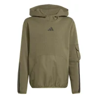 adidas Utility Pack Fleece Hoodie Kinder - olistr/black