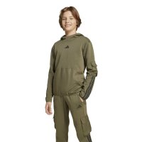 adidas Utility Pack Fleece Hoodie Kinder - olistr/black