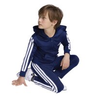 adidas Essentials Trainingsanzug Kinder - dkblue/white