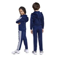 adidas Essentials Trainingsanzug Kinder - dkblue/white