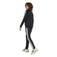 adidas Seasonal Essentials Tiberio 3 Stripes Tricot Trainingsanzug Kinder - black/white/gretwo