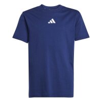 adidas Essentials T-Shirt Kinder - dkblue/white