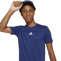 adidas Essentials T-Shirt Kinder - dkblue/white