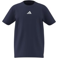 adidas Essentials T-Shirt Kinder - dkblue/white