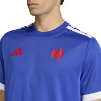 adidas Frankreich Rugby Heim supporter replica tee Trikot Herren - selubl
