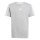 adidas Essentials T-Shirt Kinder - mgreyh/white
