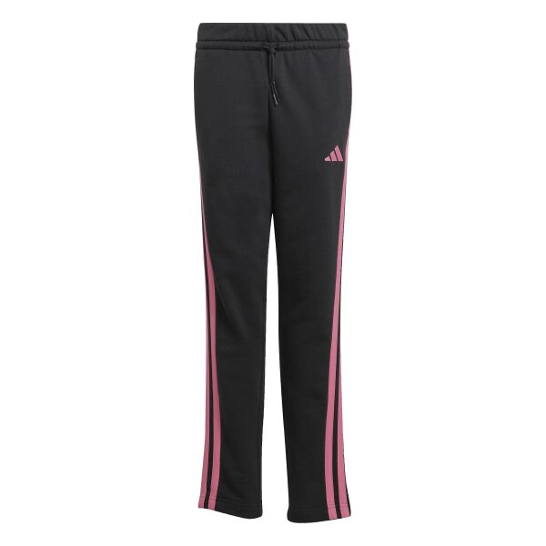 adidas Essentials lange Hose Kinder - black/pnkfus