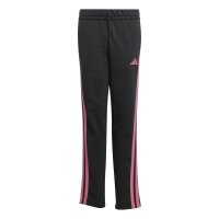 adidas Essentials lange Hose Kinder - black/pnkfus
