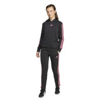 adidas Essentials lange Hose Kinder - black/pnkfus