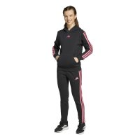adidas Essentials lange Hose Kinder - black/pnkfus