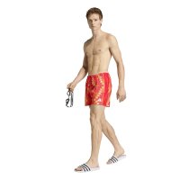 adidas Football-Inspired Graphic 5-Inch Badeshorts Herren - icta/white