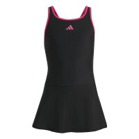 adidas Racer Back Dress Badeanzug Kinder - black/shopnk
