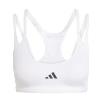 adidas Optimé Workout Strappy Light Support Sport BH Damen - white